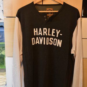 Vintage Harley Davidson henley